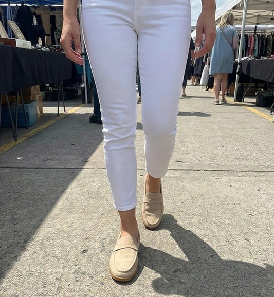Cambridge Classic - Beige Suede Loafer
