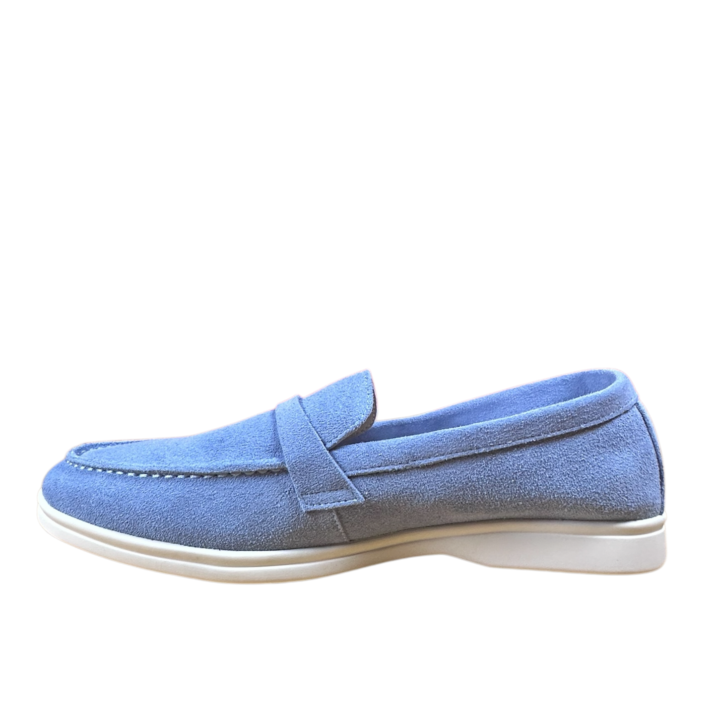 Cambridge Classic - Blue Suede Loafer