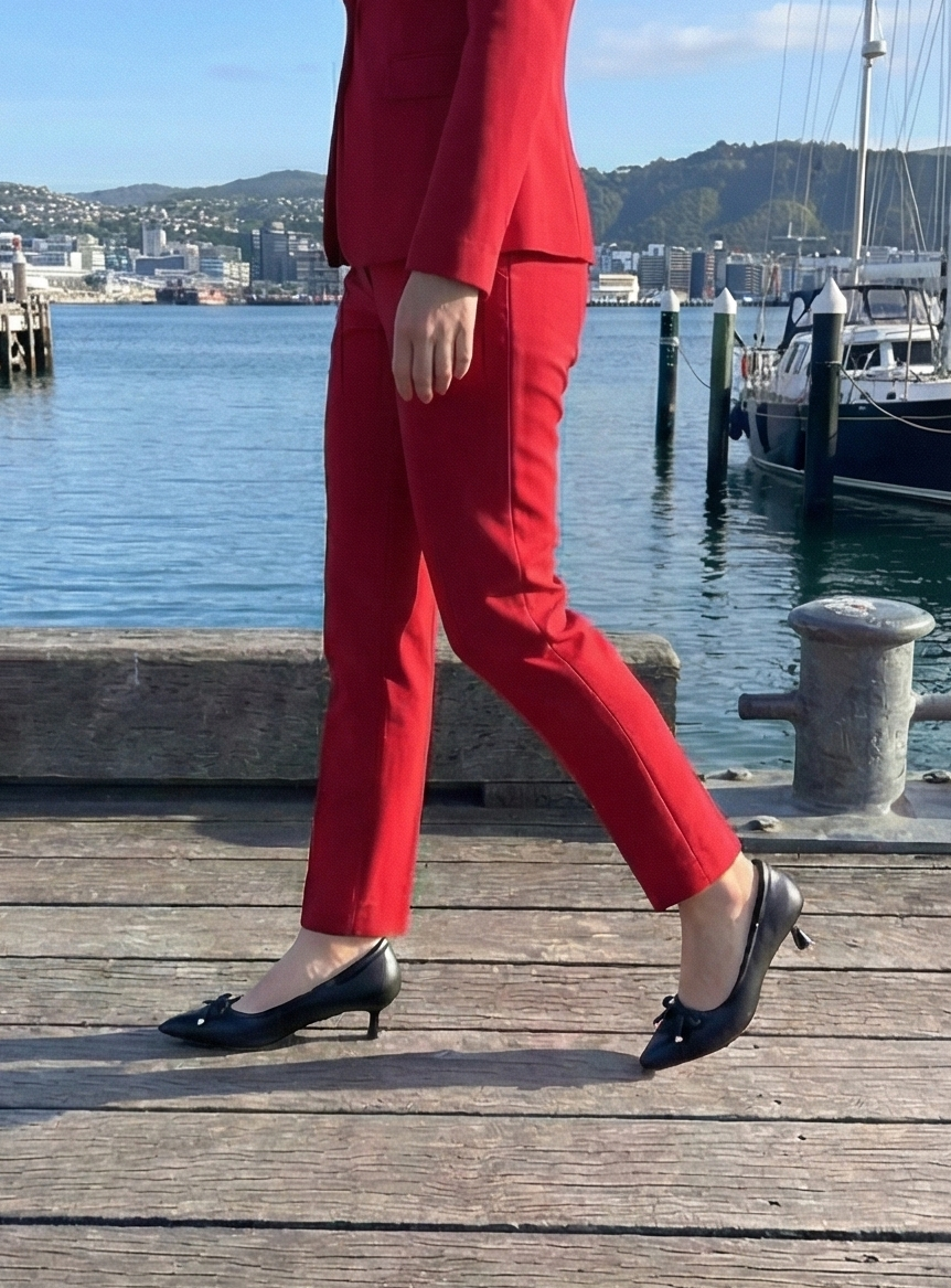 Bow-Line Kitten Heel