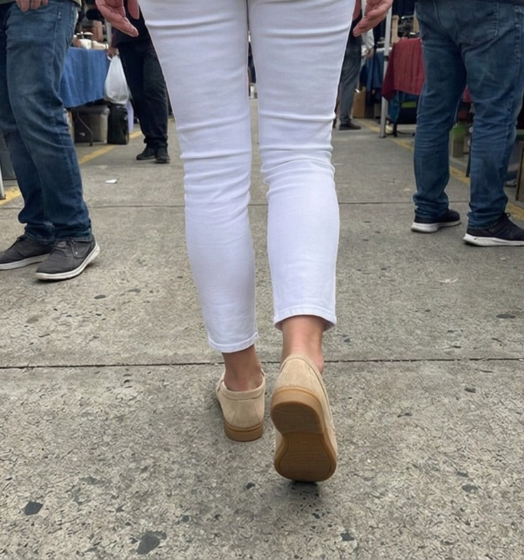 Cambridge Classic - Beige Suede Loafer
