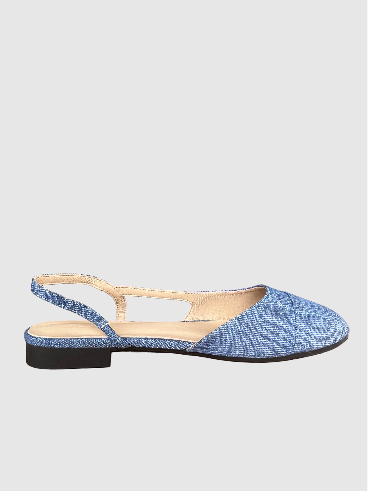 Parisian Slingback - Denim
