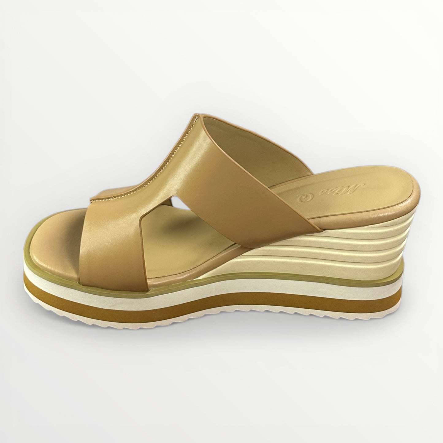 The Waitaki Stacked Wedge Mule
