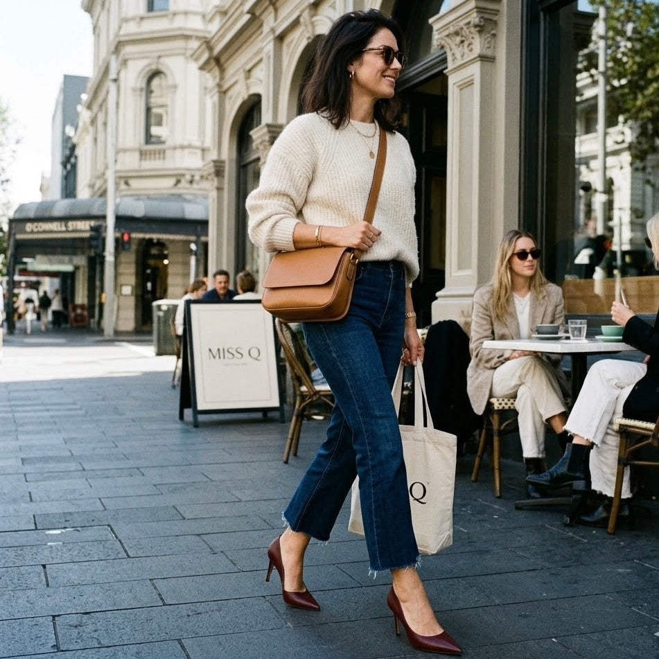The Burgundy O’Connell Heel