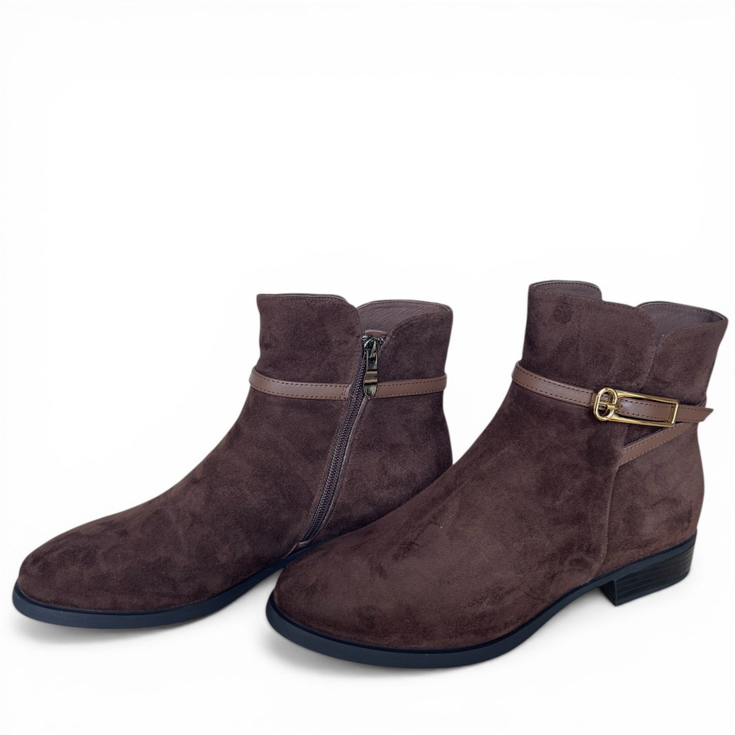 Thorndon Dark Brown Suede Ankle Boot