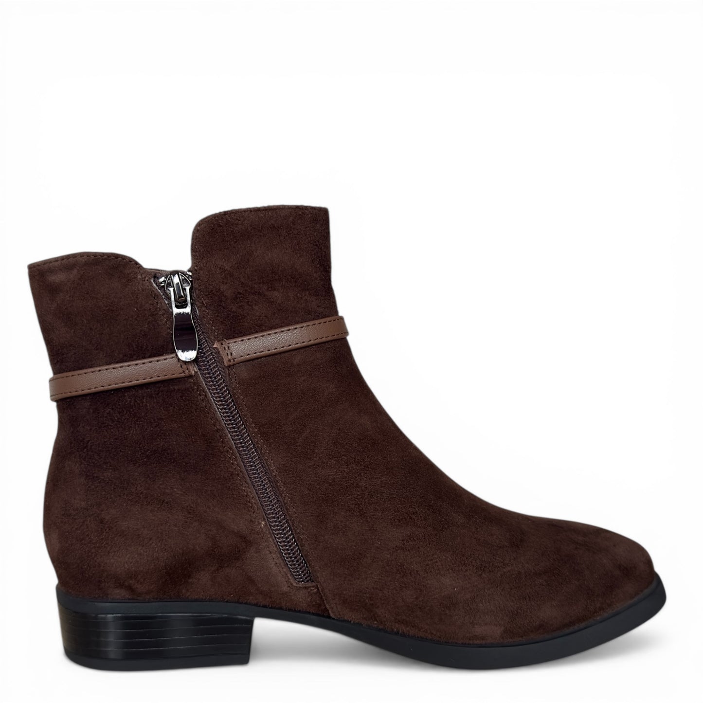 Thorndon Dark Brown Suede Ankle Boot