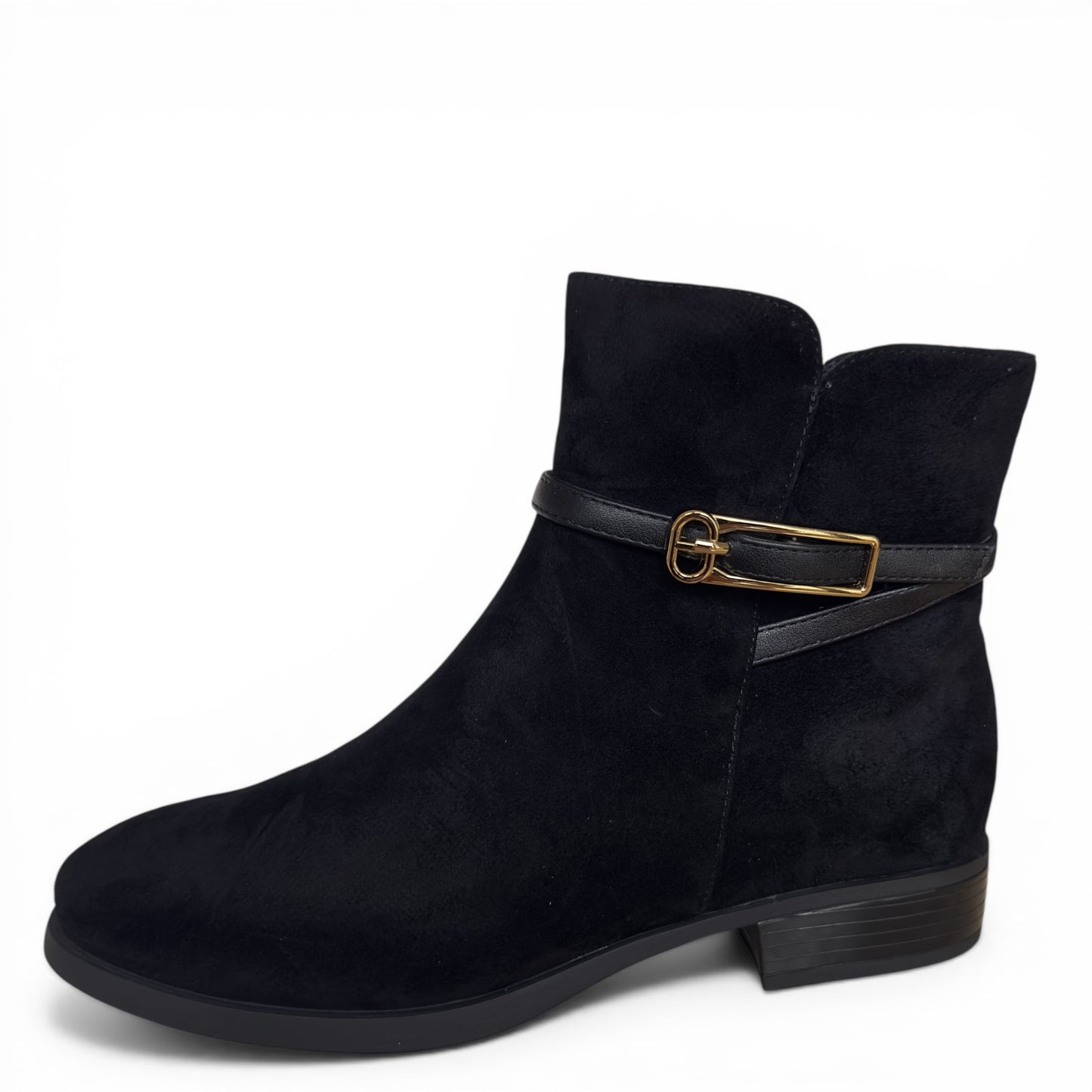 Thorndon Black Suede Ankle Boot