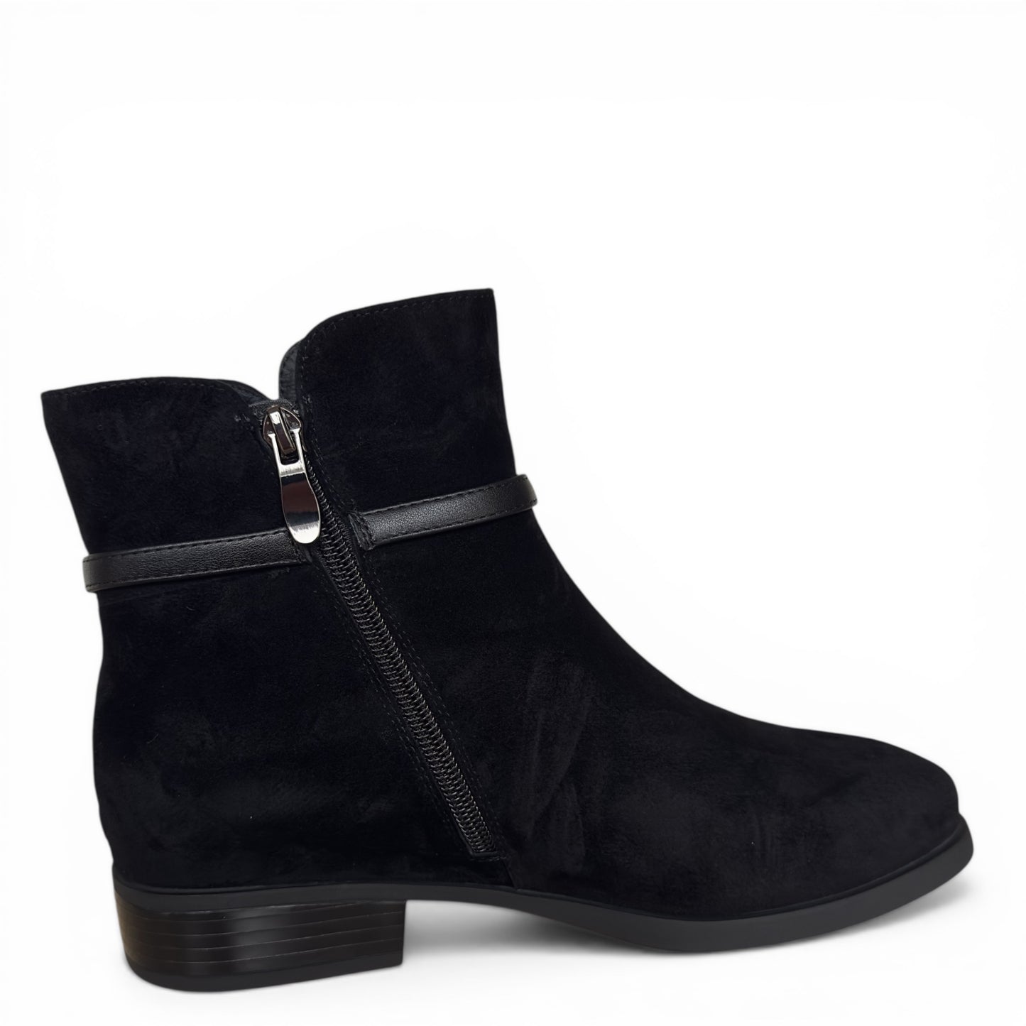 Thorndon Black Suede Ankle Boot