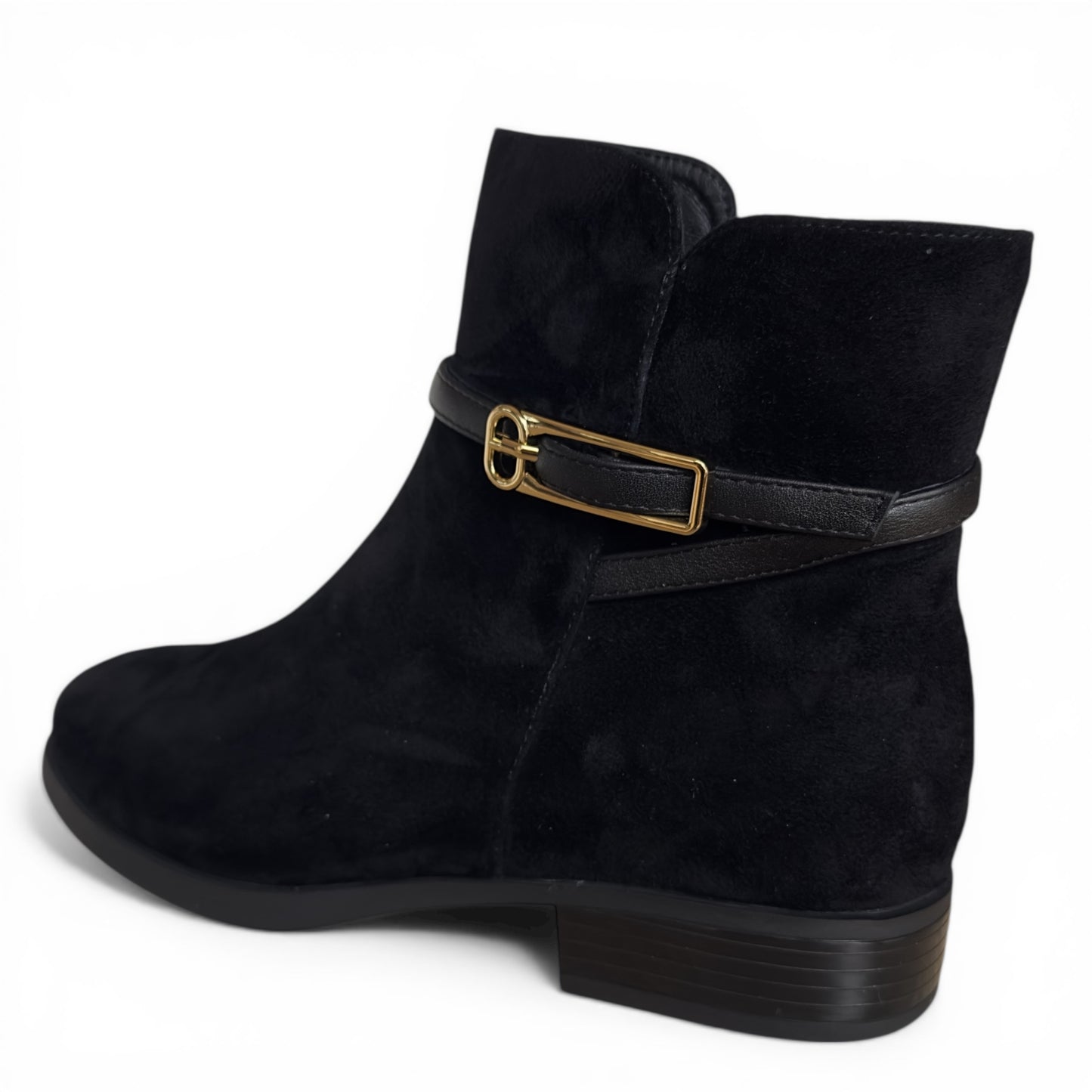 Thorndon Black Suede Ankle Boot
