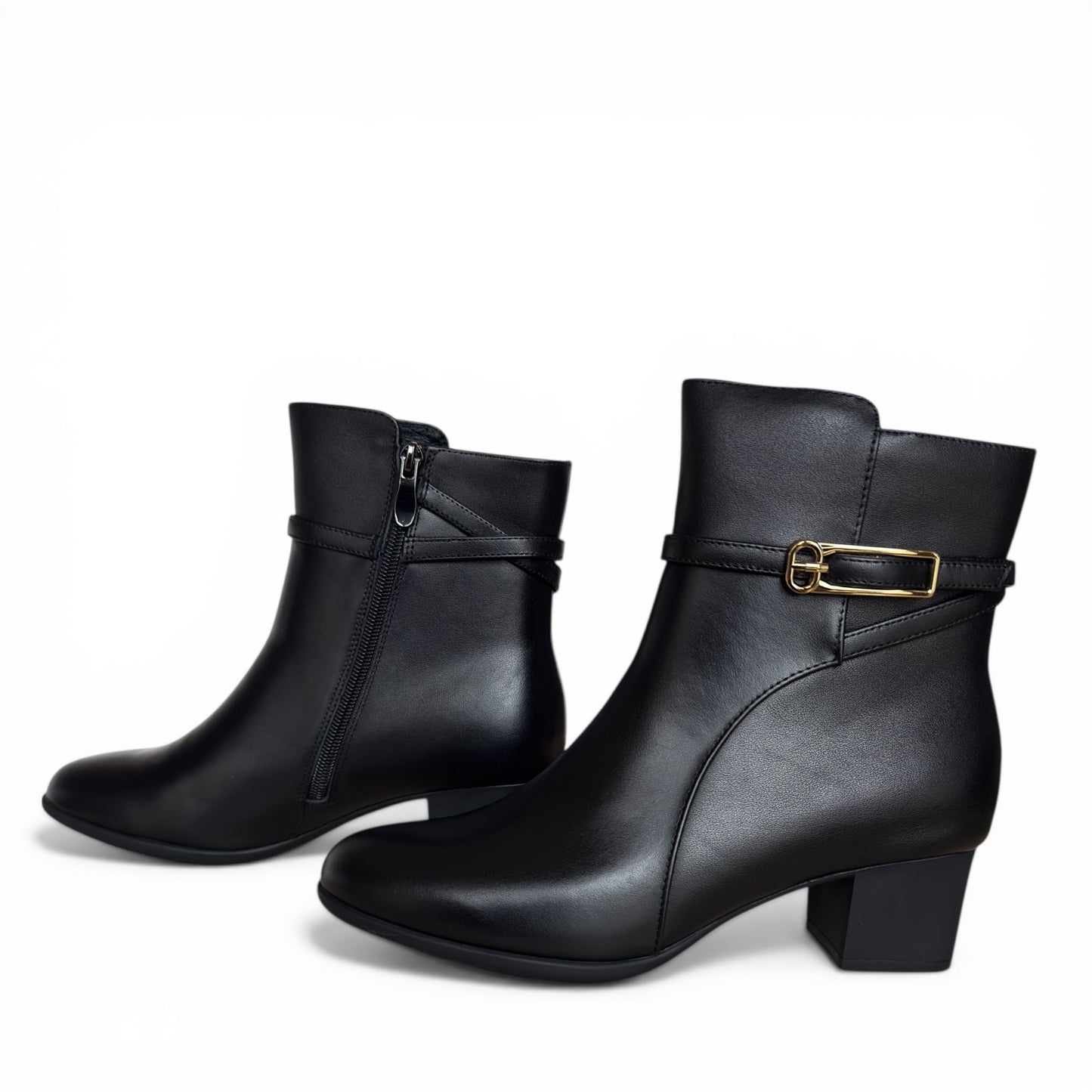 The Wanaka Black Ankle Boot