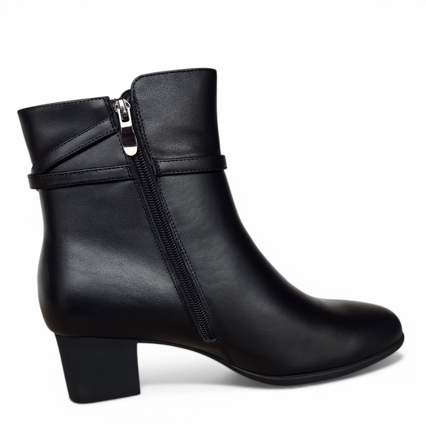 The Wanaka Black Ankle Boot