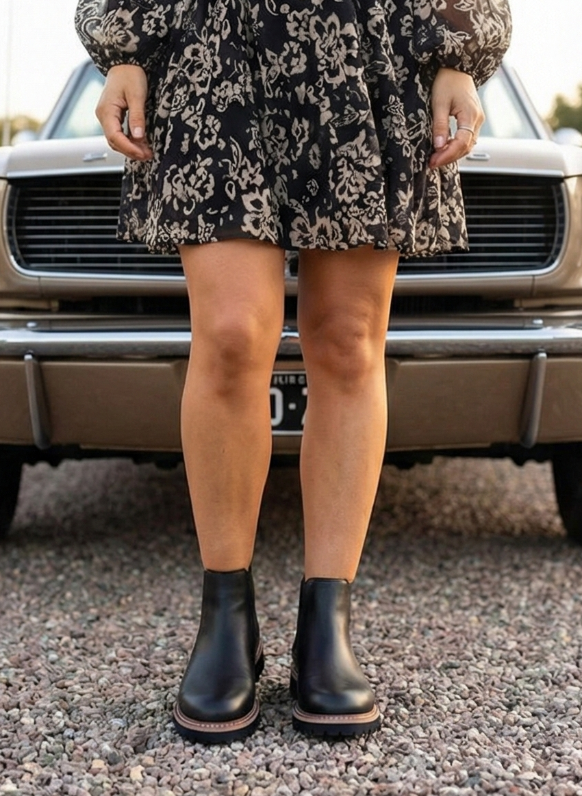 The Stomper Chelsea - Leather Boots | Miss Q NZ
